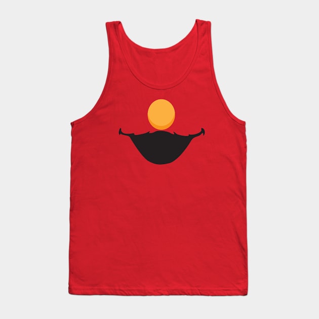 Smiling Red Friend (for face mask) Tank Top by CKline